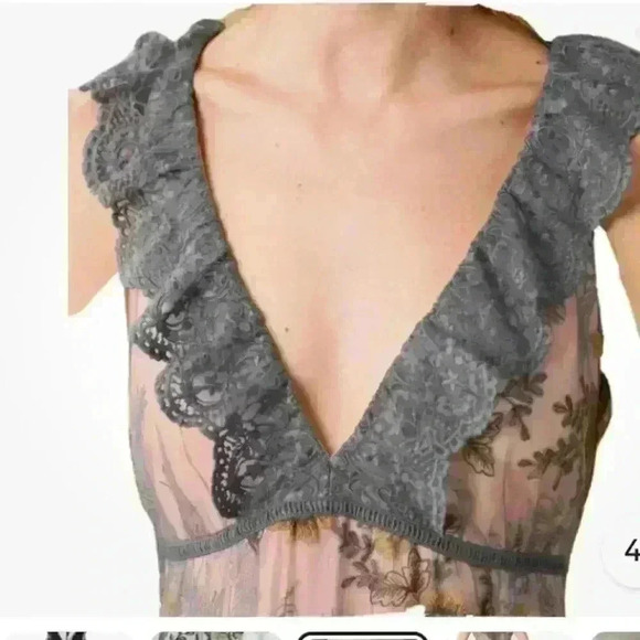 NWT Sundance Embroidered Lace “Cardinal Dress” Medium - Picture 10 of 14